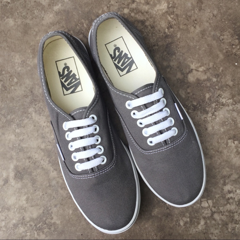 Grey (Pewter) Vans Authentic™ Lo Pro Sneakers